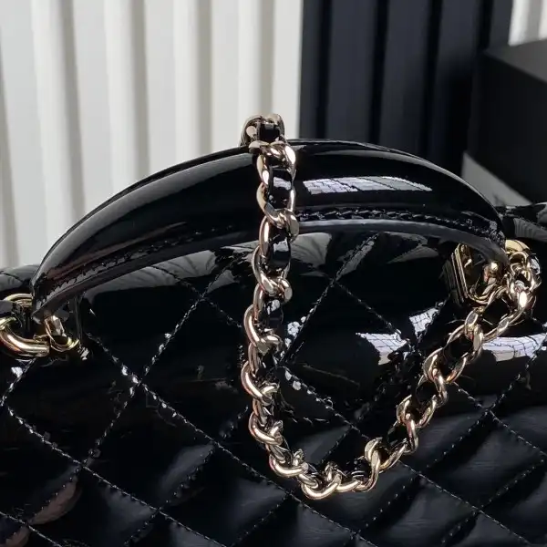 Tony Luxuries CHANEL Mini CHANELassic Handbag With Top Handle 0131