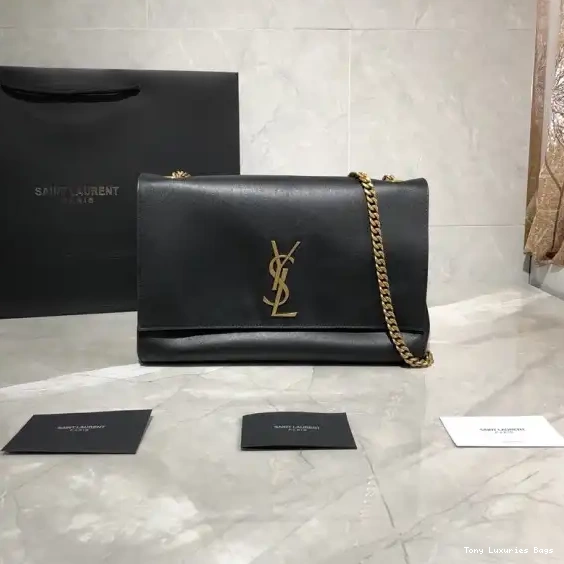 Tony Luxuries LEATHER MEDIUM KATE SUEDE REVERSIBLE IN SMOOTH YSL AND 0212