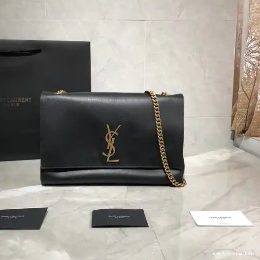 Tony Luxuries LEATHER MEDIUM KATE SUEDE REVERSIBLE IN SMOOTH YSL AND 0212