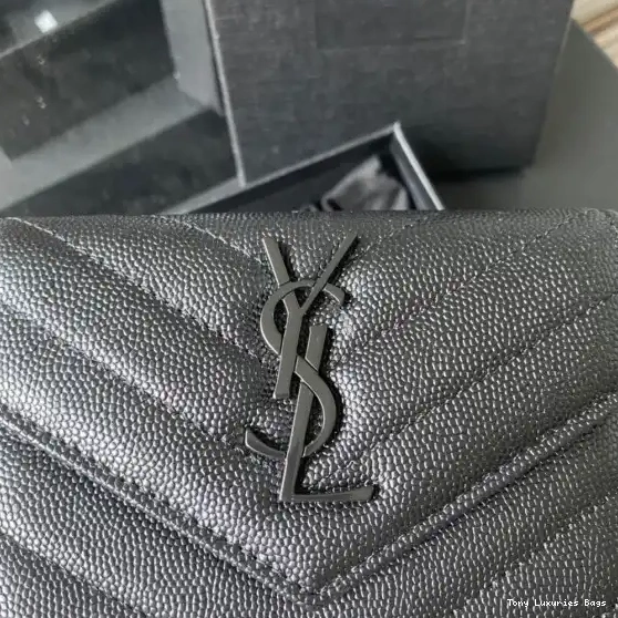 Tony Luxuries MONOGRAM YSL IN SMALL WALLET ENVELOPE 0215