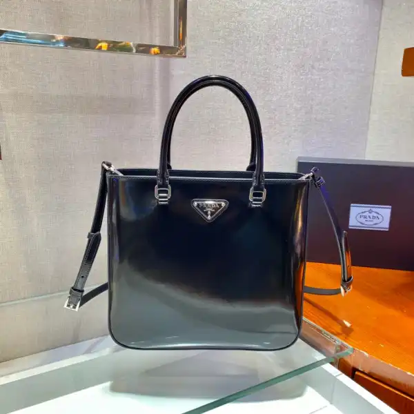 Tony Luxuries PRADA LARGE brushed leather tote 0202