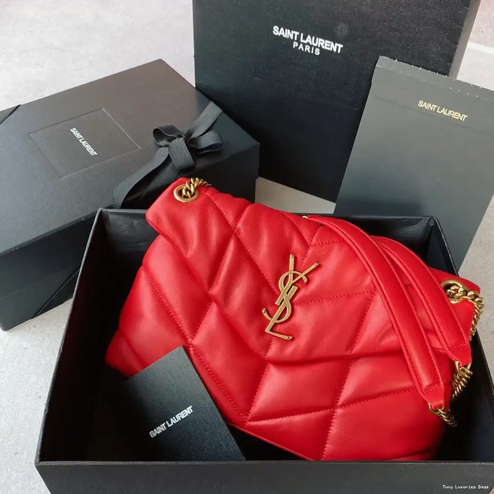 Tony Luxuries SMALL YSL PUFFER CHAIN BAG 0213