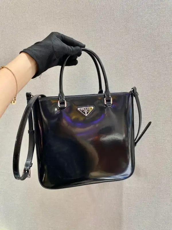 Tony Luxuries PRADA LARGE brushed leather tote 0202