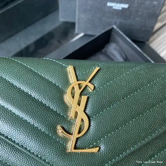 Tony Luxuries WALLET FLAP LARGE MONOGRAM YSL 0211