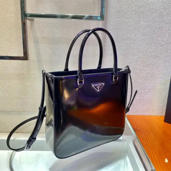 Tony Luxuries PRADA LARGE brushed leather tote 0202