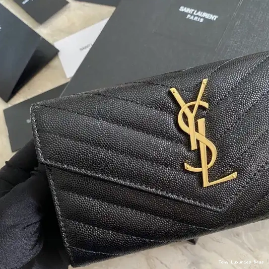 Tony Luxuries FLAP WALLET YSL MONOGRAM LARGE 0223