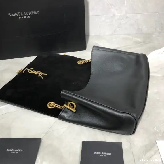 Tony Luxuries LEATHER MEDIUM KATE SUEDE REVERSIBLE IN SMOOTH YSL AND 0212